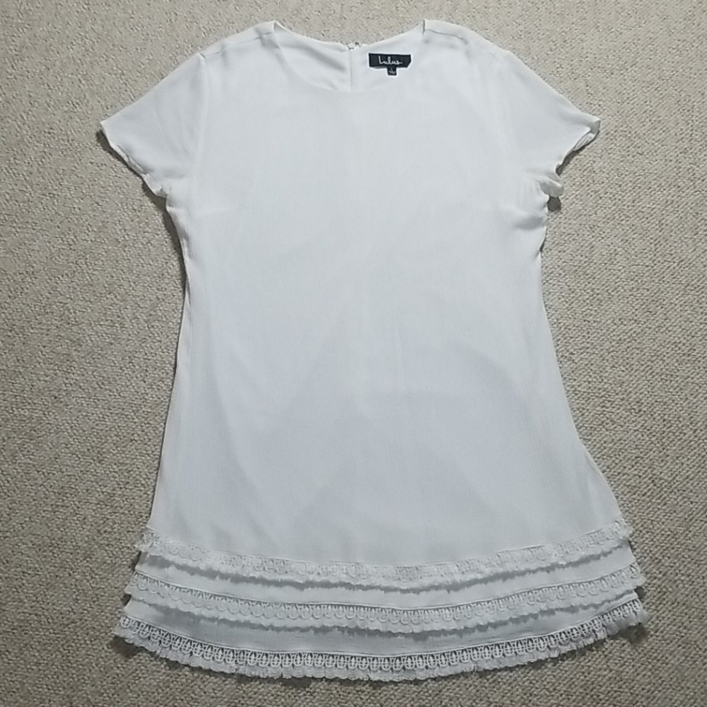 Lulu's Fringe Trimmed Dress